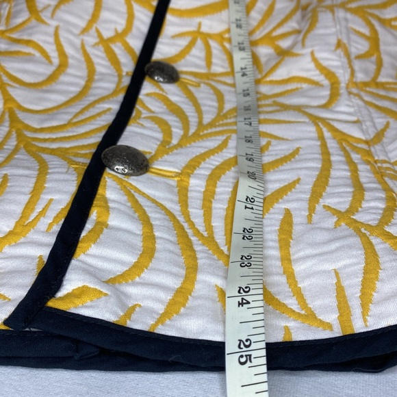 Trimdin Artisan Reversible Fabric Yellow Patterned Women's Jacket - Picture 12 of 12